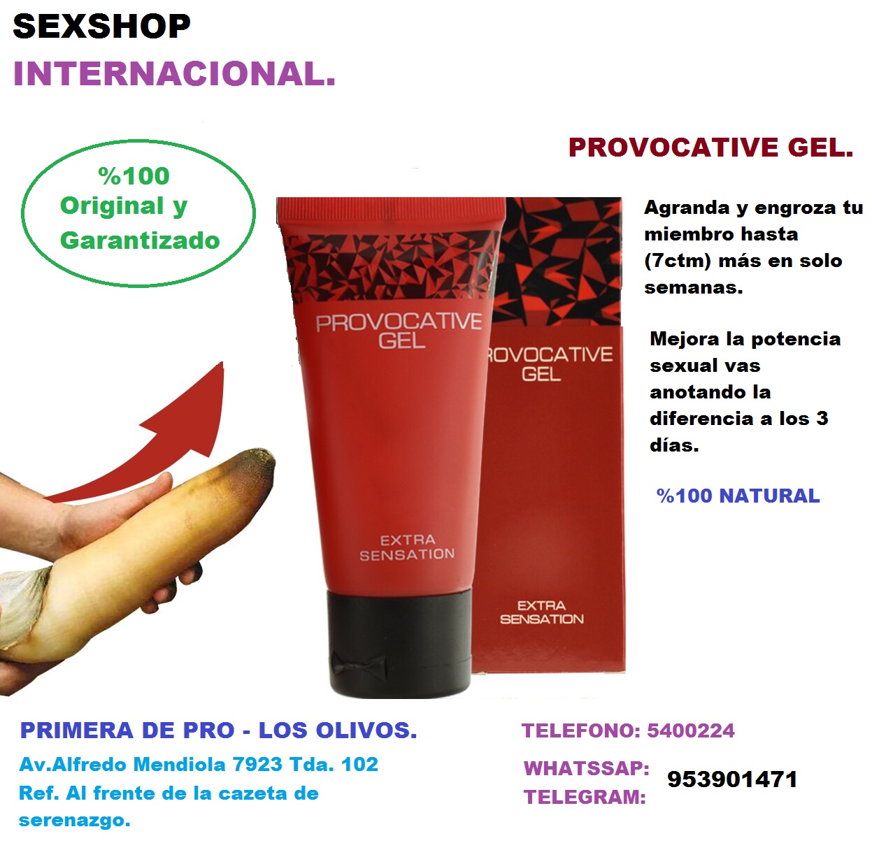 provocative gel en oferta 